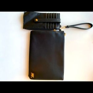 Anne Klein Wristlet/Credit Card Wallet Duo